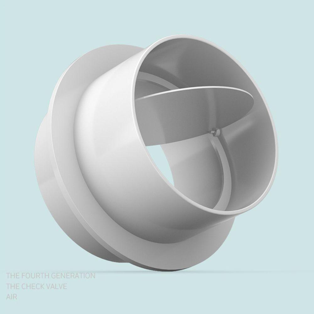 Suyo Pipa Check Valve 80-150mm Putaran Perbaikan Rumah Range Hood Flue Damper Check Valve Ventilasi Check Valve