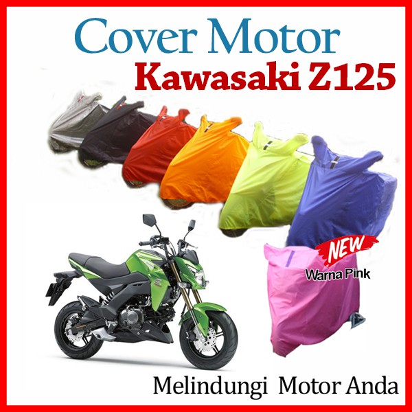 ­408» Cover Motor Kawasaki Z125, Sarung Motor Kawasaki Z125 {