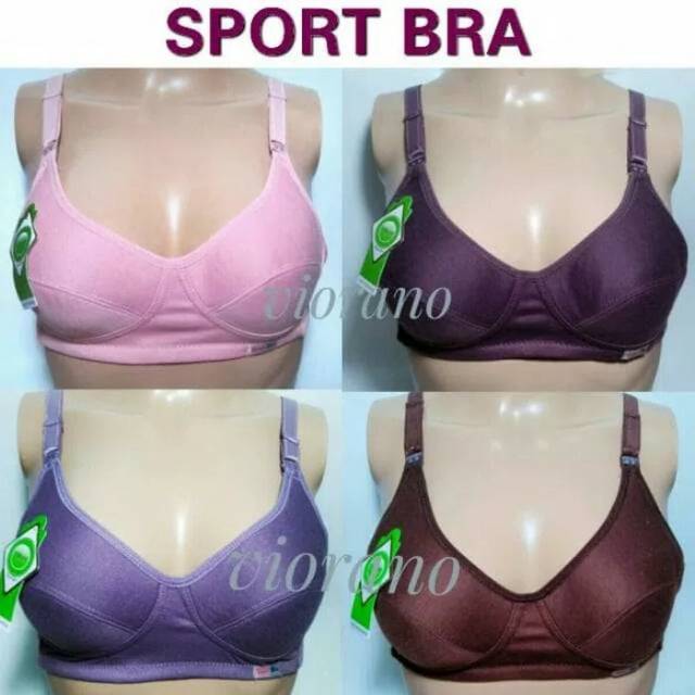 GROSIR 1lusin Paket B Sport Bra Viorano Hanna Size Besar Isi 12pcs size 40-42