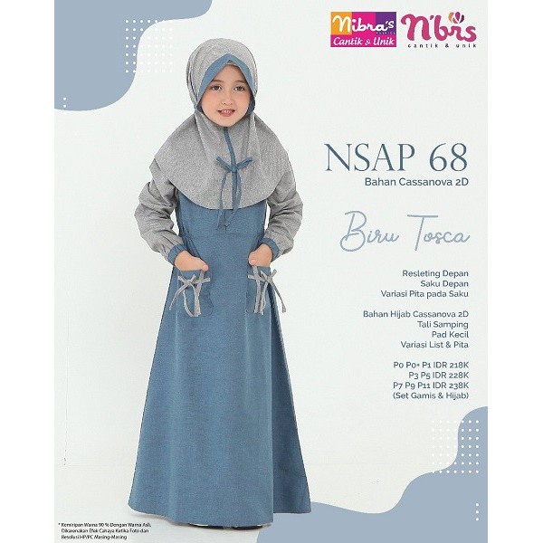 Gamis Muslim Anak By Nibras