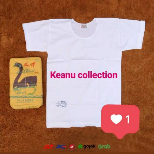 KEANU MEN/Kaos Polos Pria Merek SWAN | Kaos dalam Pria | Singlet Pria