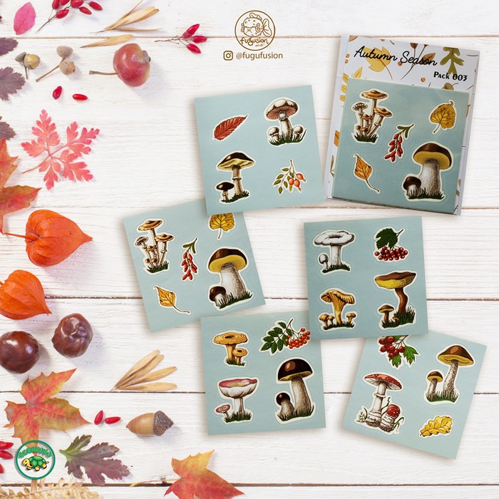 

Sticker / Stiker Deco Aesthetic Pack Autumn Season 003 Utk Laptop, Buku, Diary, Journal, dll