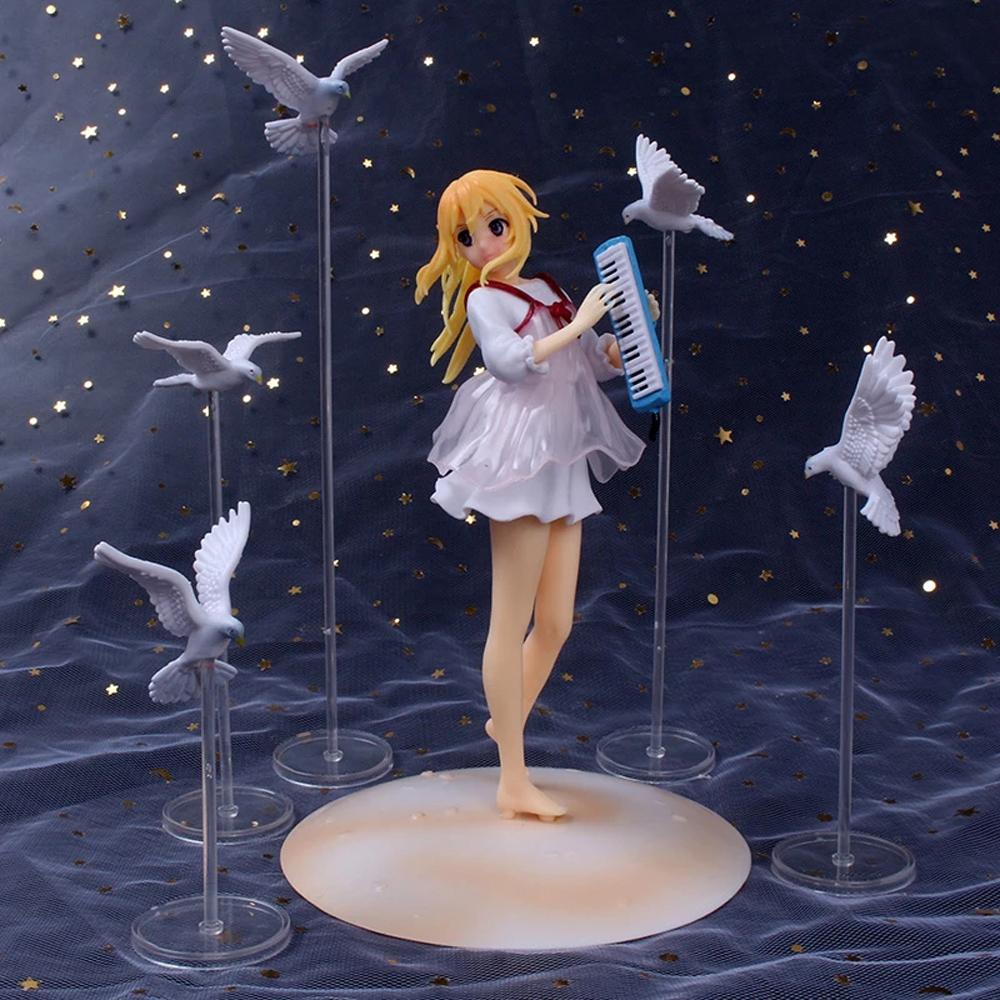 Agustina April is your lie Girl Figure Mainan Model Dekorasi Mobil PVC Liggen In April Action Figure