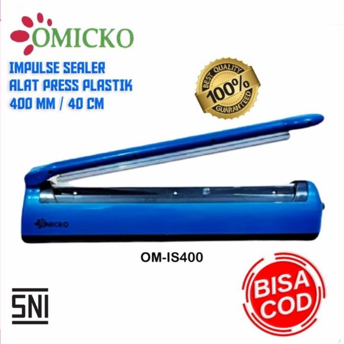 Sealer Impulse Sealer Omicko 40Cm/Alat Press Plastik 40Cm