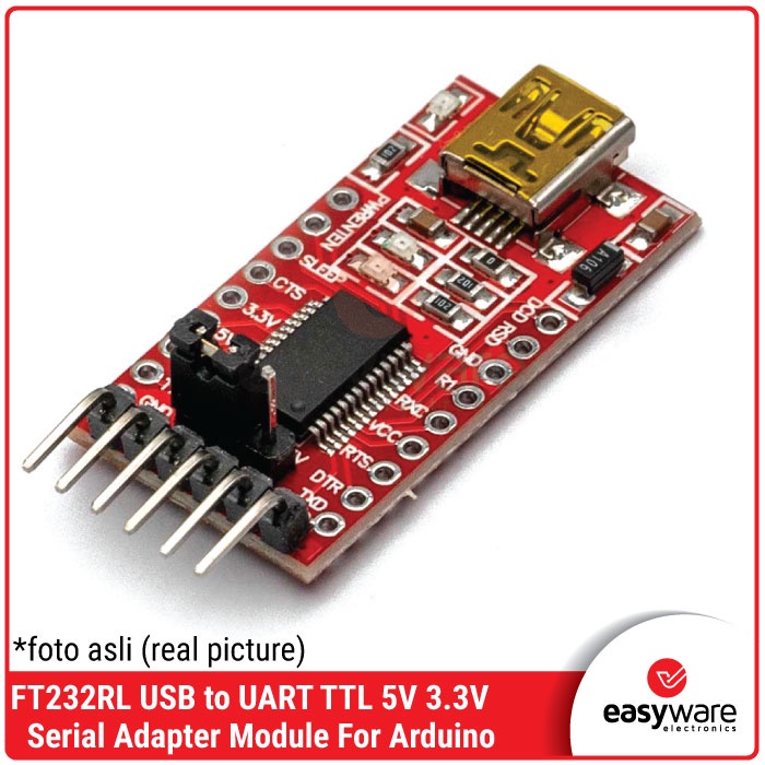 FT232RL USB TO UART TTL 5V 3.3V FT232 Serial Adapter Module For Arduino