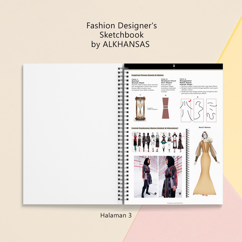 Buku Gambar Fashion Designer Fashion Designers Sketchbook By