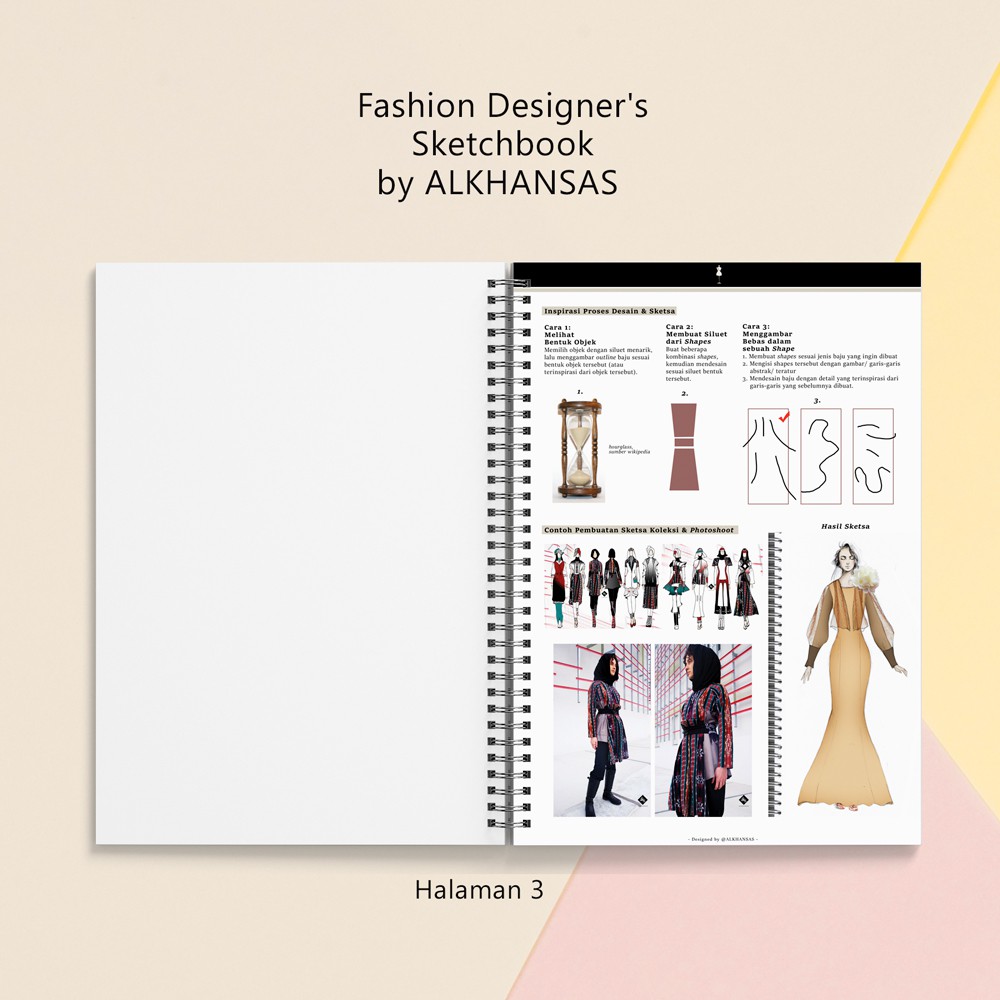 Buku Gambar Fashion Designer Fashion Designer S Sketchbook By Alkhansas Volume 7 Shopee Indonesia