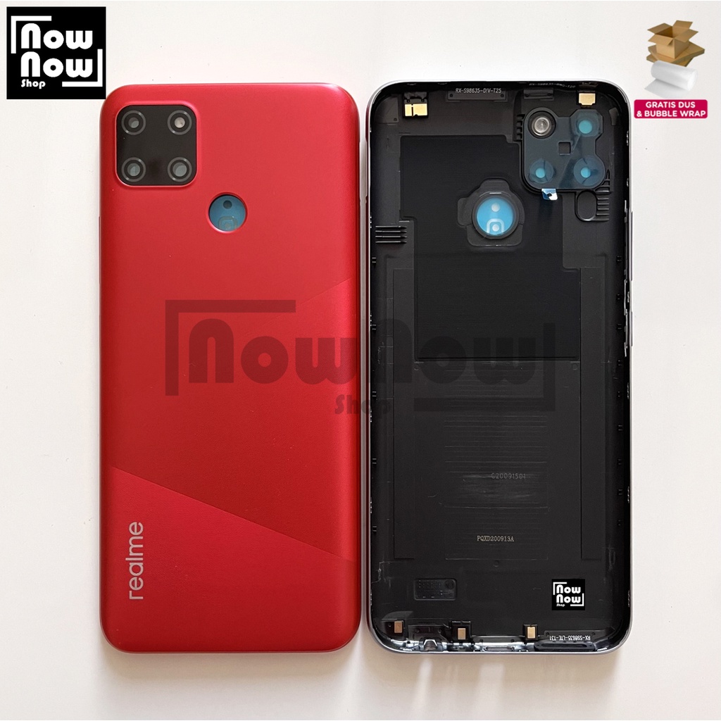 Backdoor Tutup Belakang Baterai Backcover Back Casing Housing Realme C12 RMX2189 Cover Belakang