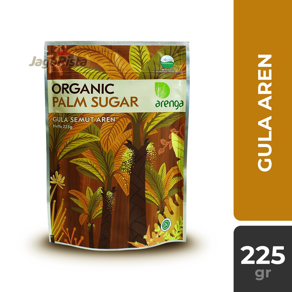 

225 gr - Gula Aren Bubuk / Gula Semut / Organik Palm Sugar / Brown Sugar jr