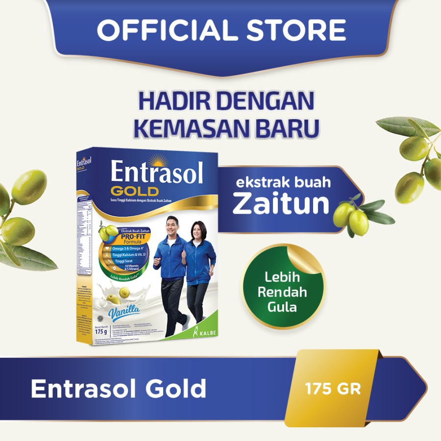 

ENTRASOL GOLD VANILLA/Original / Coklat 175 G