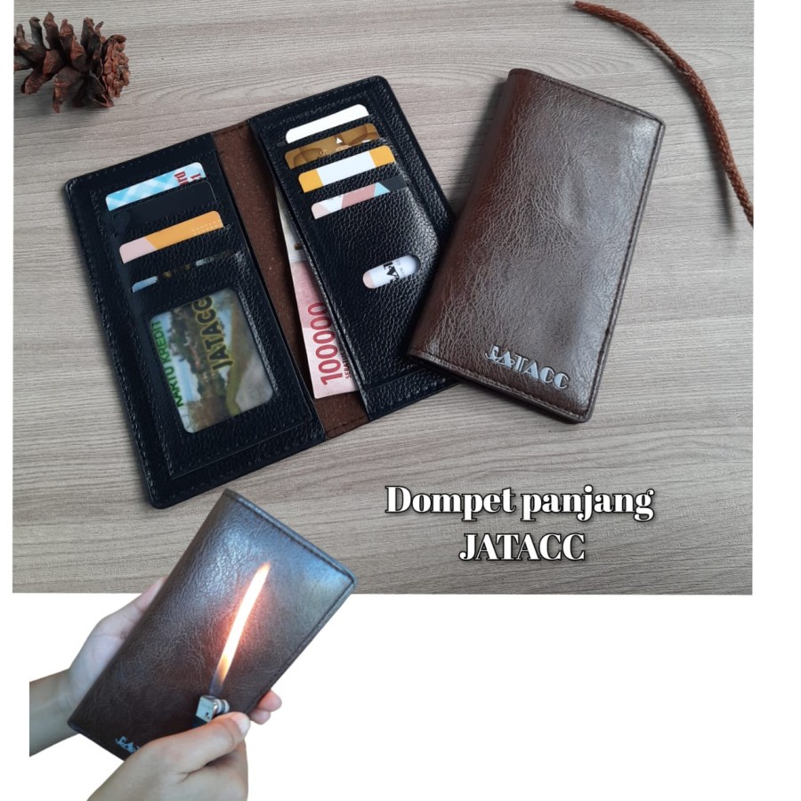 Dompet Pria panjang PU leather / Dompet Fashion Pria dan Wanita