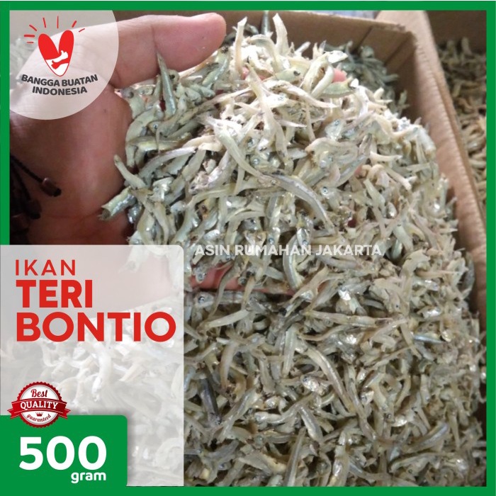 

PROMO Ikan Teri Bontio Super 500 Gram / Teri Bontio Super / Ikan Asin