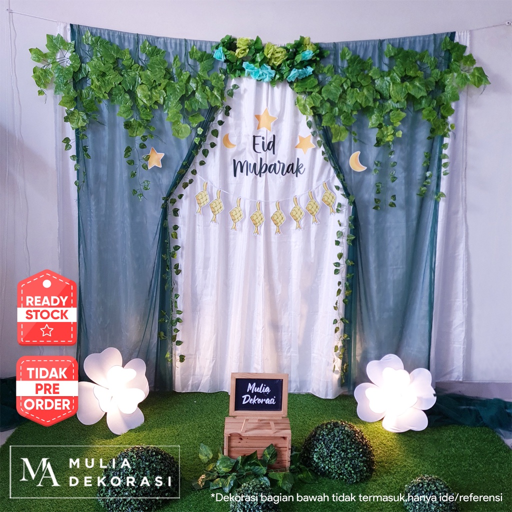 Dekorasi Lebaran Set Murah Eid Mubarak Photobooth Decoration Idul Fitri