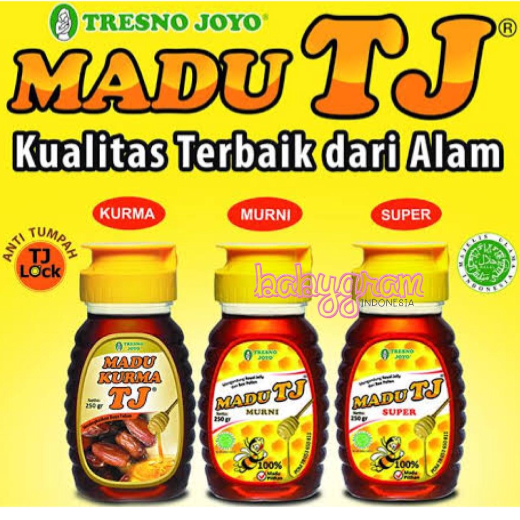 Madu TJ Murni 100gr 500 gr / Madu Super 500gr Tresno Joyo 150gr /250gr