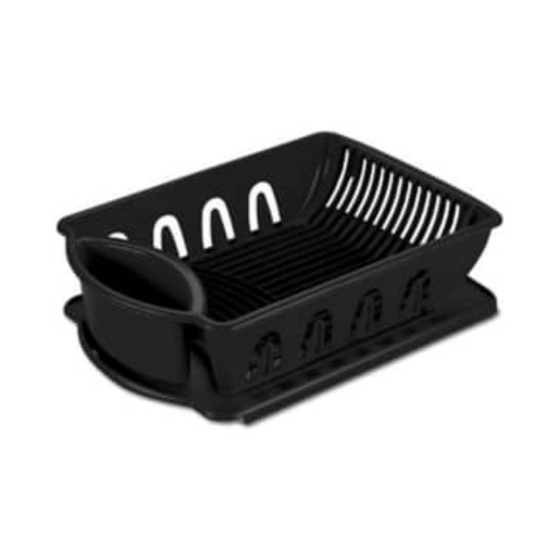 Sterilite Rak Piring - Hitam