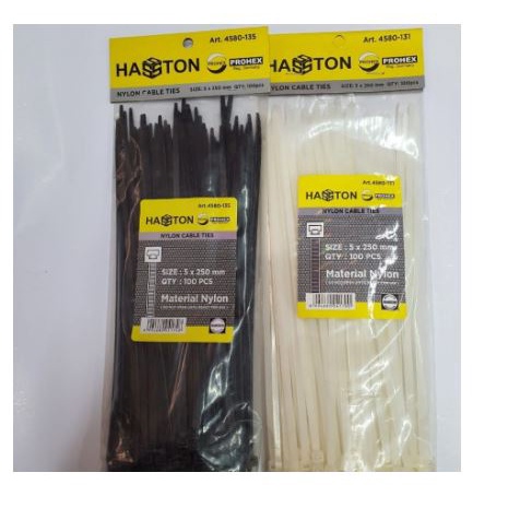 Kabel Ties Cable Tie Kabel Tie 5X250 mm 25cm HITAM 100pc