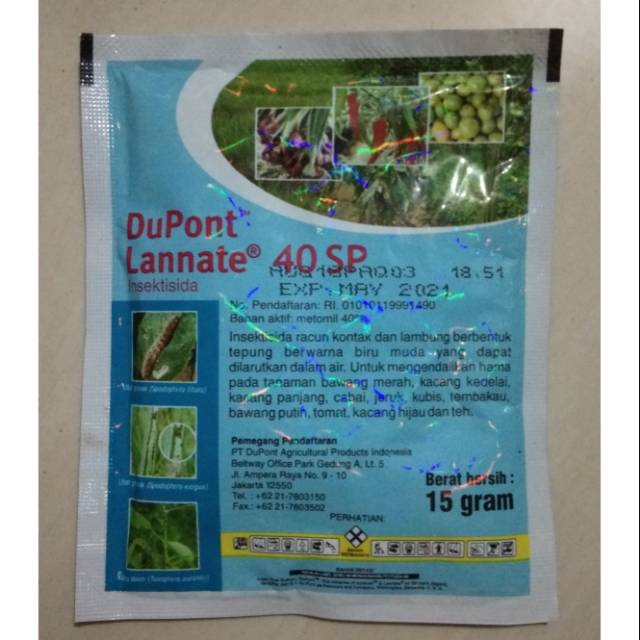 INSEKTISIDA DUPONT LANNATE 40SP 15 GRAM