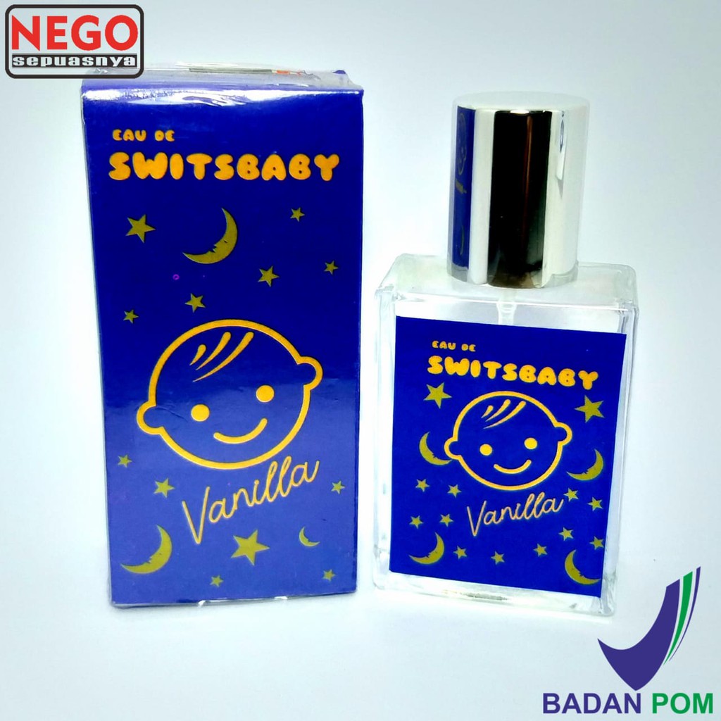 Zwitsalbaby VANILLA Switsbaby Indowangi Original BOX 35ml FREE POUCH Switsal Switsal Zwitbaby VANILA