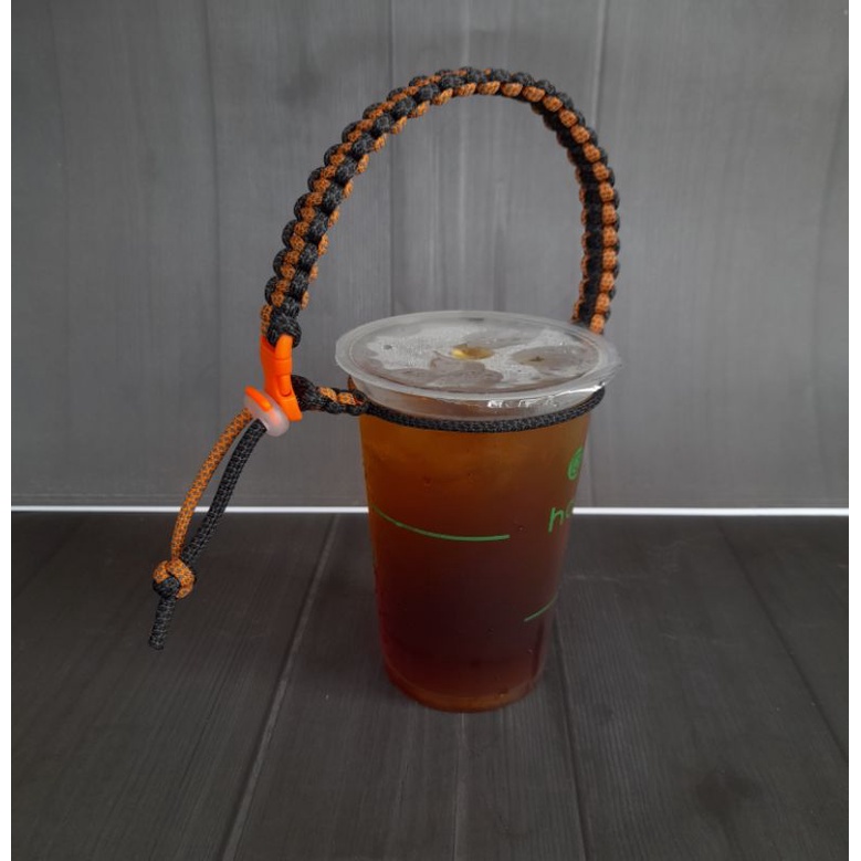 Tali Paracord Prusik Untuk Botol Minum Hydro Flask / Bottle Strap / Tali Botol / Bottle Strap Paracord Prusik/ Tali gantungan botol tumbler cup minum