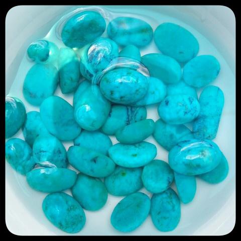 Batu akik natural bacan bluish green termurah 