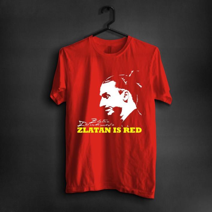 Kaos Zlatan is red 2 Manchester united ibrahimovic