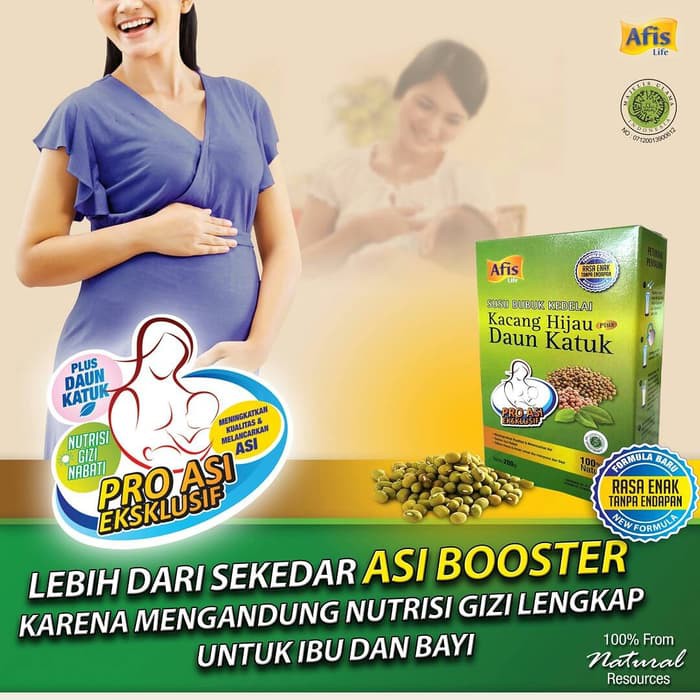 

AFIS ASI Booster susu soya + kacang hijau susu pelancar asi ibu