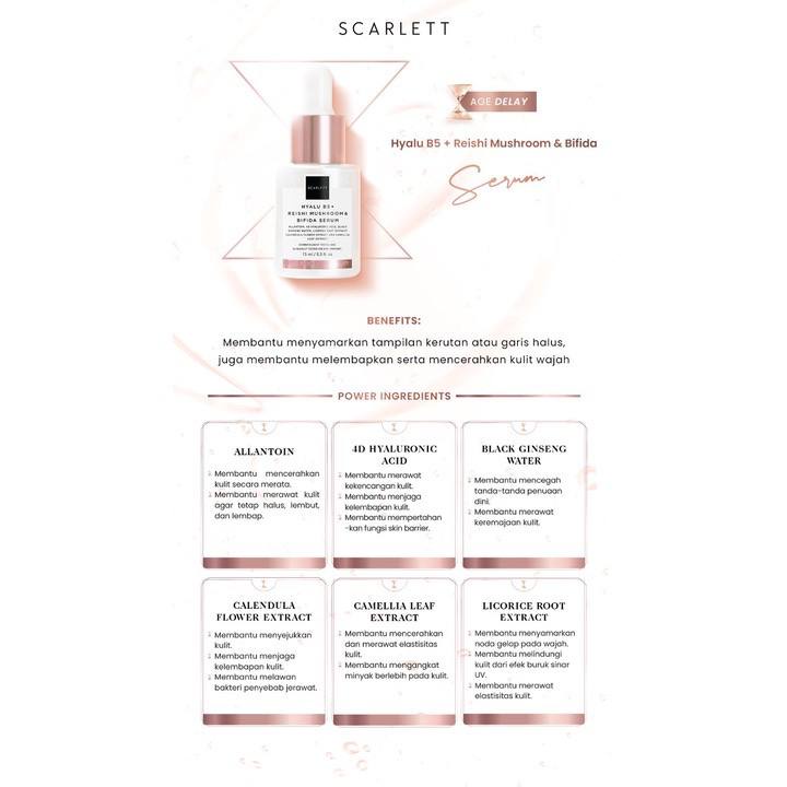 Scarlett Whitening Age Delay Eye Serum Cleanser Essence Toner Moisturizer