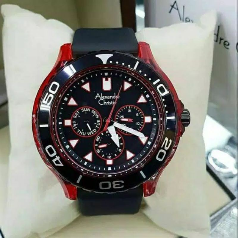 JAM ALEXANDRE CHRISTIE AC6531 TALI KULIT ORIGINAL