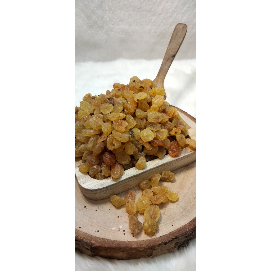 Kismis Asam Manis Golden Raisin 1Kg Enak &amp; Fresh Cocok Untuk Oleh-oleh Haji Umroh Camilan Sehat