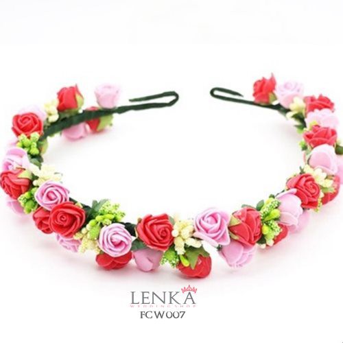 [READY STOK] FLOWER CROWN WEDDING PESTA PENGANTIN AKSESORIS BANDO FCW007