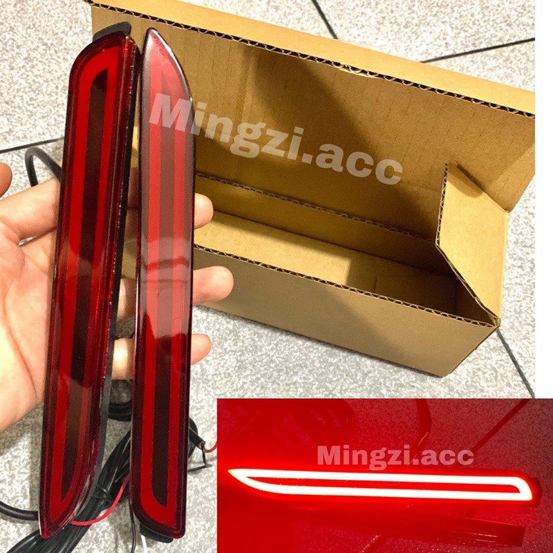 INNOVA 2008 2010 2012 2014 LAMPU BUMPER BELAKANG MATA KUCING MOBIL LED COB INOVA MERAH