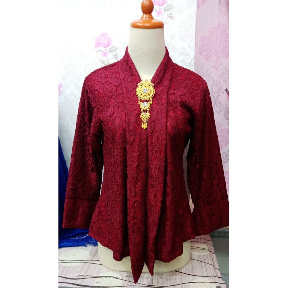 Atasan Kebaya Brokat  Shopee  Galeri Busana  dan Baju  Muslim 