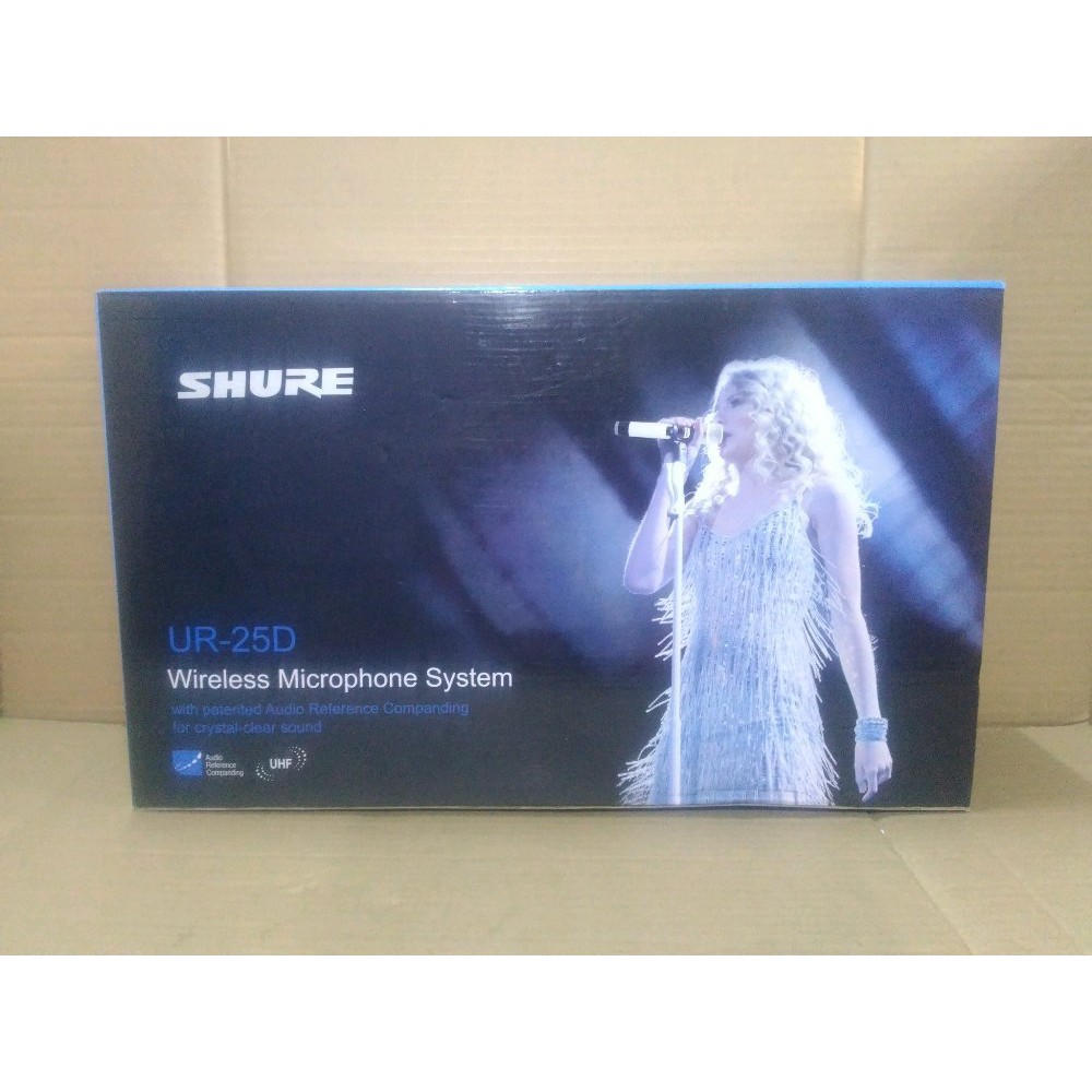 MIC WIRELESS SHURE UR 25D PROFESIONAL MICROPHONE HANDLE MICROPHONE WIRELES UR25