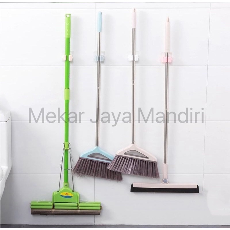 GANTUNGAN SAPU DAN PEL MOP SUCTION HANGER / GANTUNGAN TEMPEL SAPU DAN PEL / GANTUNGAN HOK