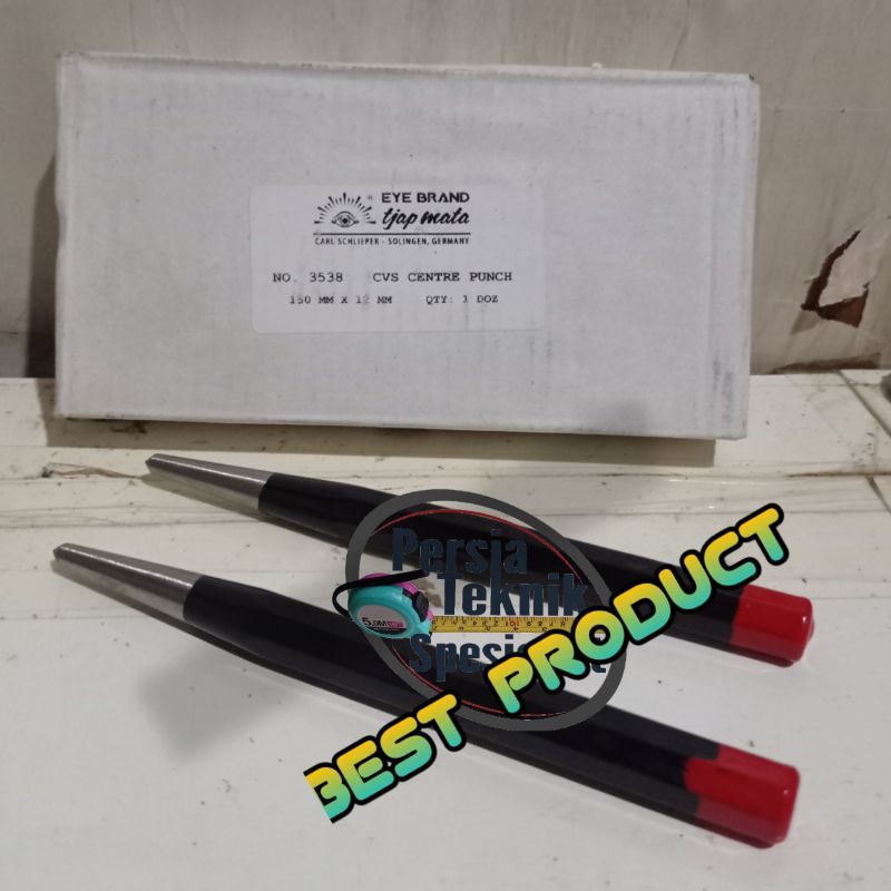 

Penanda Titik Baja CENTER PUNCH 150 mm x 12 mm tjapmata