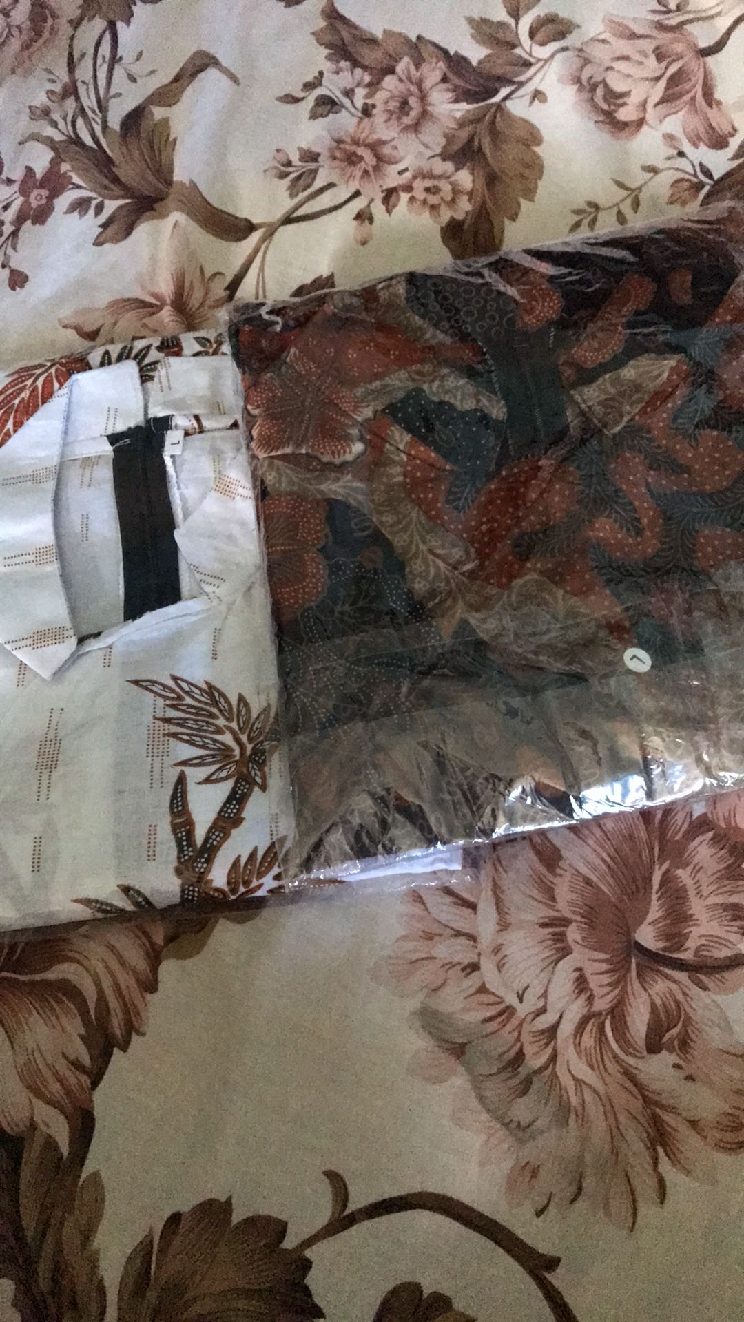 Baju Tunik Batik Fashion Atasan Tunik Cewek Kantor Outer Solo Td 214