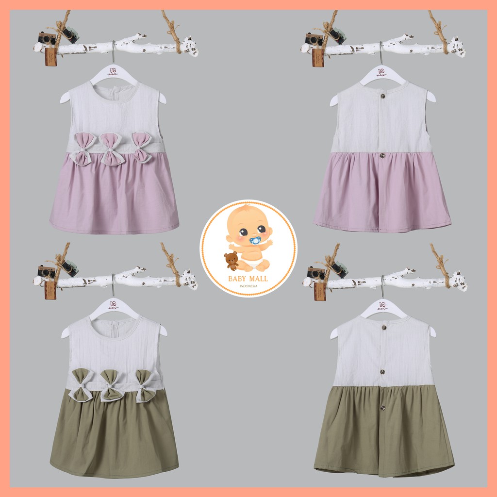 Babymall.id✨ MBQ KOREAN DRESS Vol.1 Baju Dress Korea Anak Bayi Perempuan 100% IMPOR PREMIUM