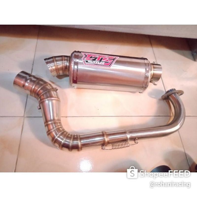 KNALPOT OVAL CTS MUFFLER PNP MIOJ/SOUL/SPORTY/M3 NMAX PCX AEROX SCOOPY BEAT VARIO125/110/150 GENIO