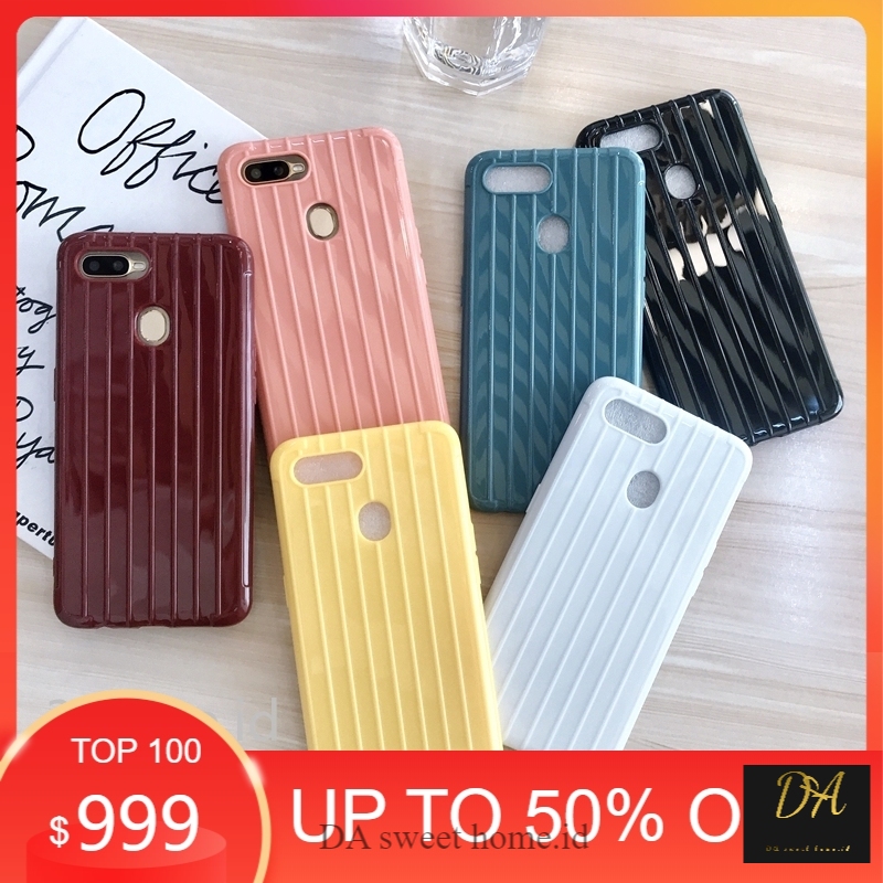 OPPO A53 2020 Reno 4 A3S A5 2020 A5SPRO A33 20 3 F5 Youth A91  Realme  Soft Case Fashion Warna Polos