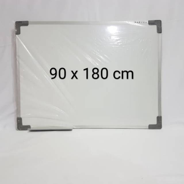 

Papan tulis 90 x 180 cm Whiteboard 180 x 90 cm