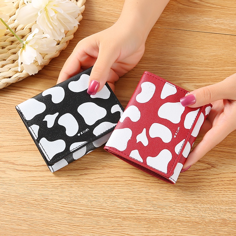 CYS Dompet Wanita Pendek Kecil Lipat Simple Motif Dompet Wanita Kekinian Dompet Import Dompet Wanita Termurah D54