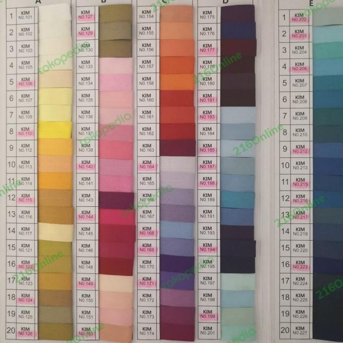 $DISKON$ RESLETING JEPANG / RITSLETING / RETSLETING MERK "KIM" 25 CM SATUAN 'K@