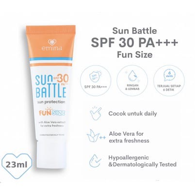 TERMURAH EMINA Sun Bettle SPF 30 pA+++ BISA BAYAR DI TEMPAT