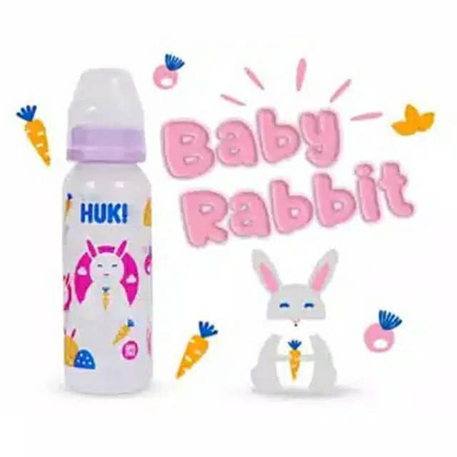 Huki Botol Susu Bayi Dot Gepeng 240ml