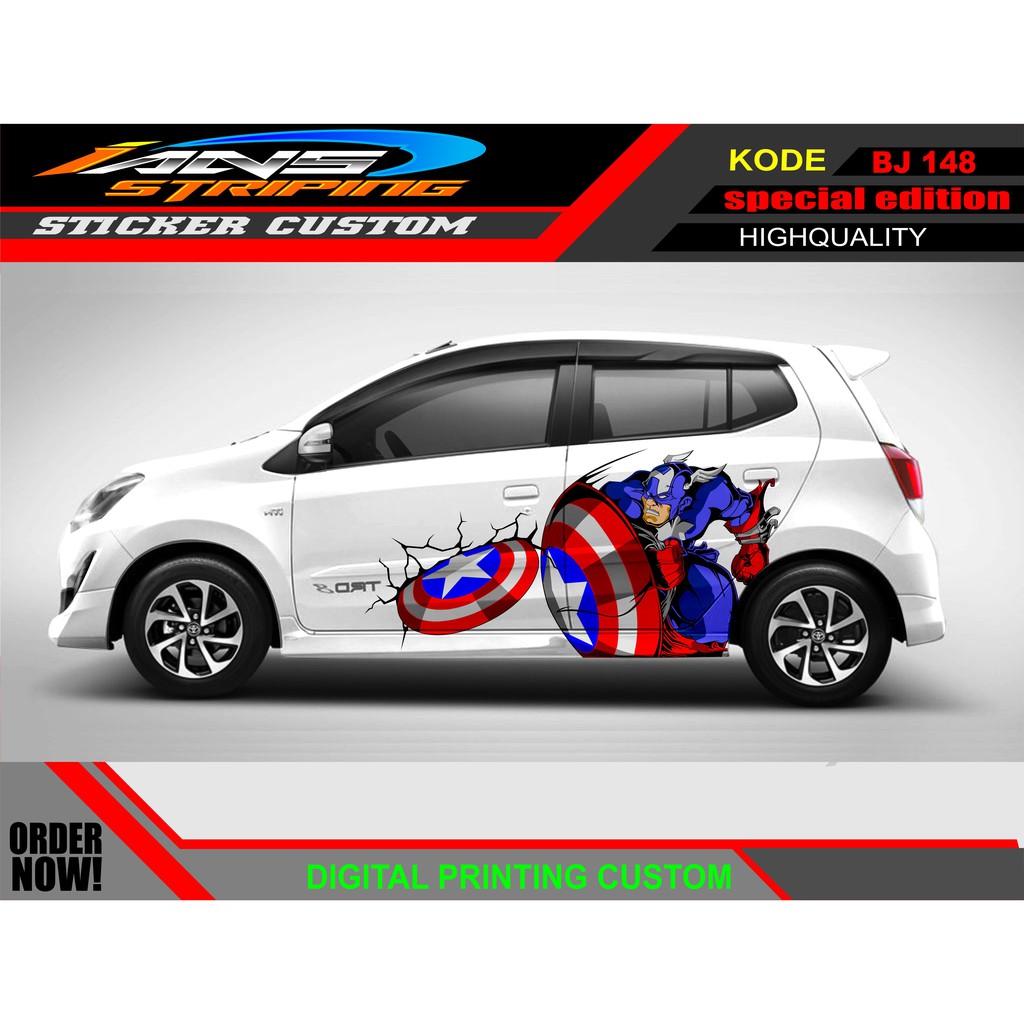 STICKER MOBIL AYLA AGYA CUSTOM