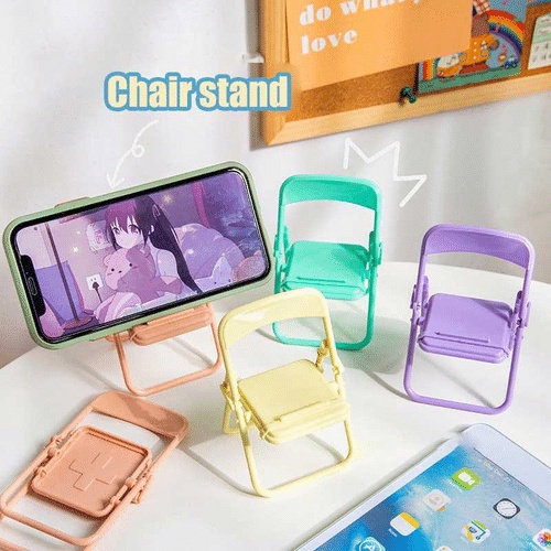 ANG STAND HP KURSI MACARON / STAND HOLDER HP MODEL KURSI / HOLDER HP KURSI LIPAT / FOLDING CHAIR STAND HOLDER