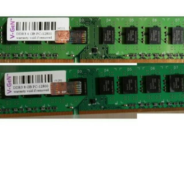 Memory DDR3 4gb v-gen garansi lifetime