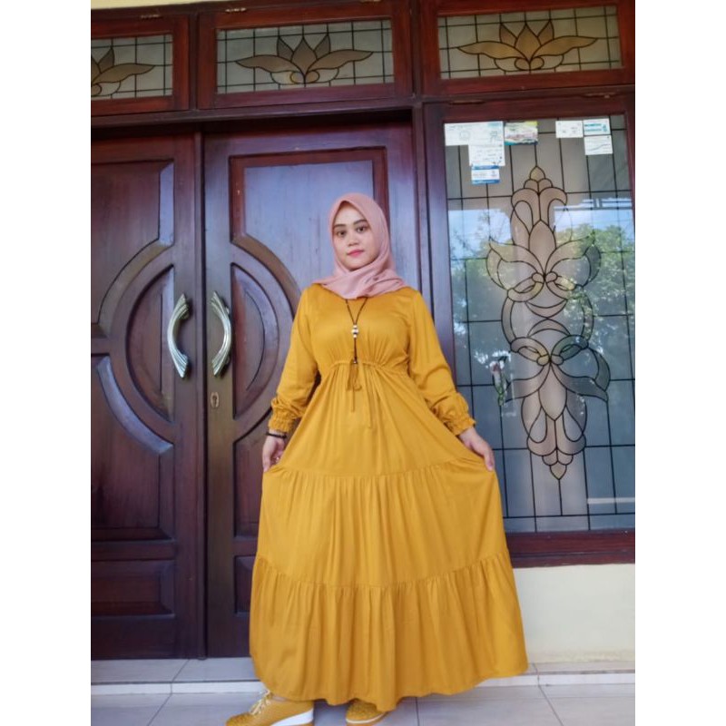 Gamis Wanita Remaja Kekinian Katun Jepang