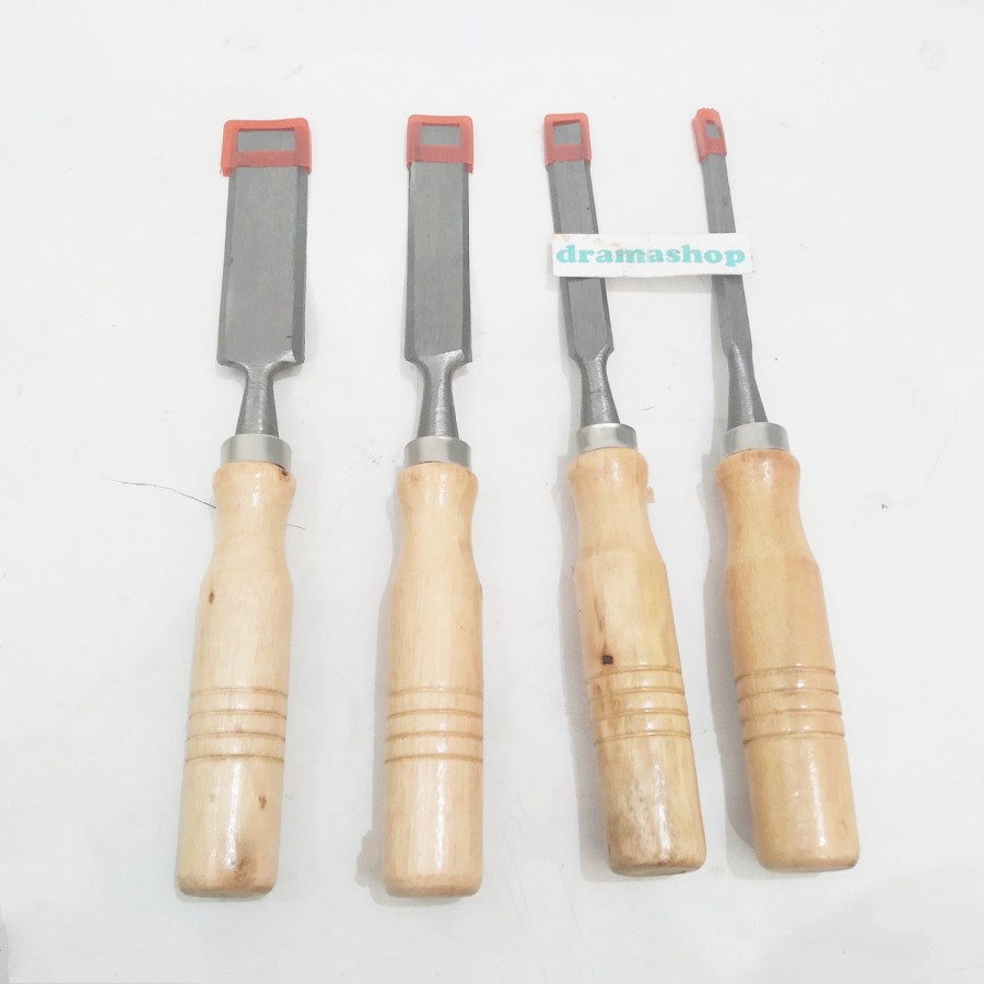 Alat Pahat Cungkil Kayu Firmer Chisel set 4pcs Standar