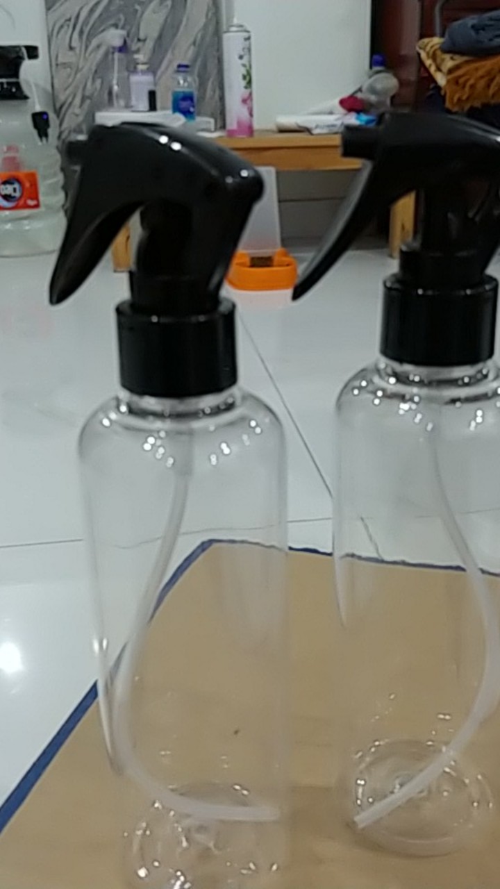 Botol Plastik Spray Trigger Br 250ml Hitam